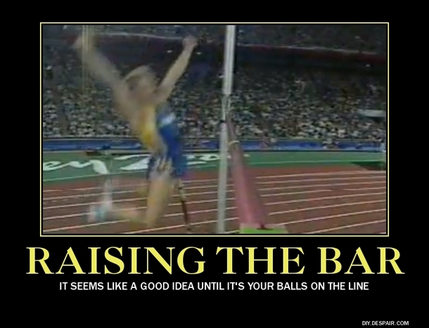 Raising the bar