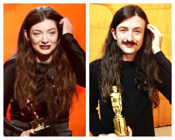 Ran into a guy at a bar last night couldnt help telling him he looked like a male version of Lorde He told me to google male lorde His picture was the top hit