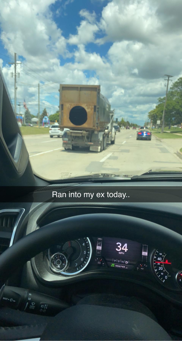 Ran into my ex today
