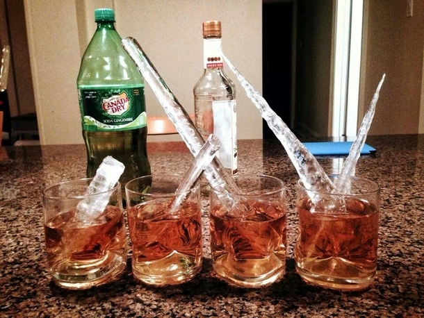 Ran out of ice cubes Improvised OC