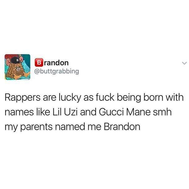 Rappers are lucky