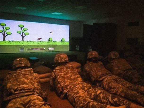 Rare photo of US Army using the latest technology