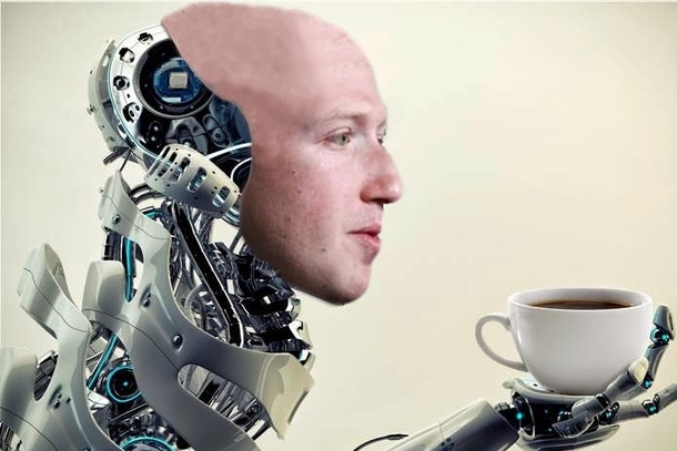 Rare picture of Mark Zuckerberg enjoying his morning human beverage