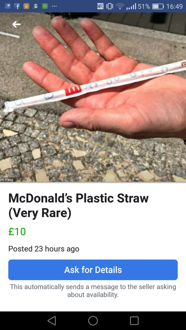 Rare straw for sale