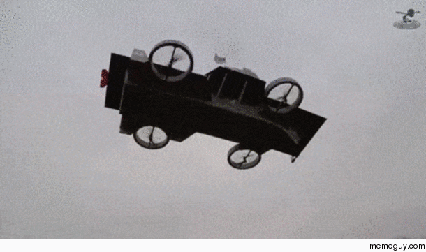 Rc Helicarrier launching an Rc plane