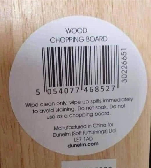 Read the warning