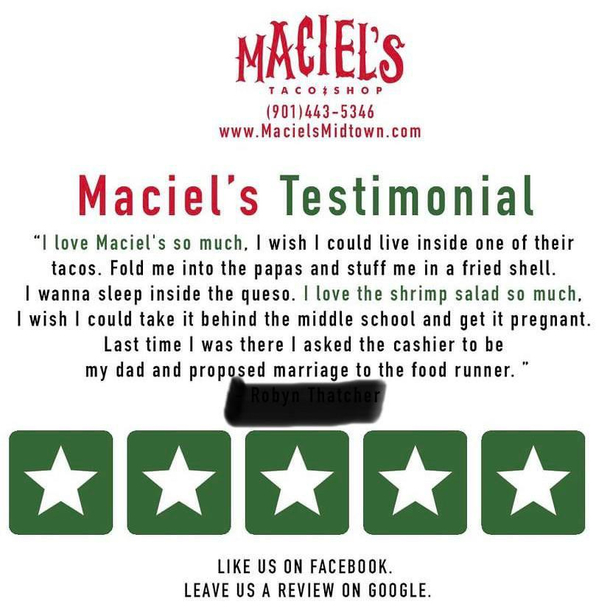 Real review of a Mexican restaurant near me