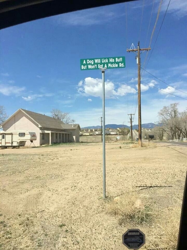 Real street name in Fountain CO