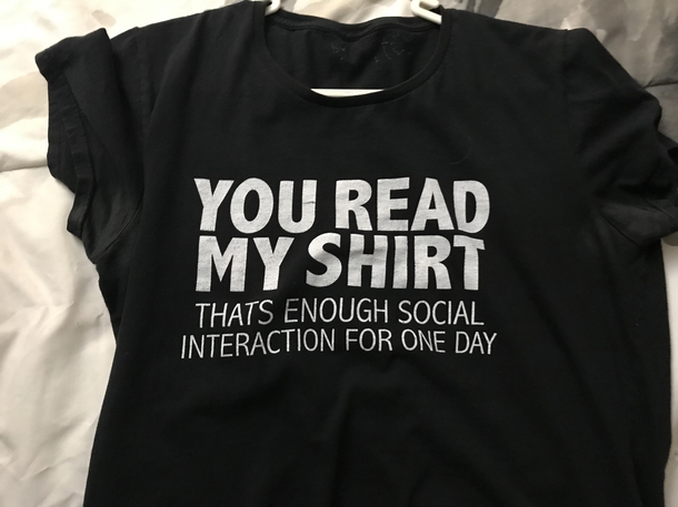 Realized Ive got the perfect shirt for the occasion