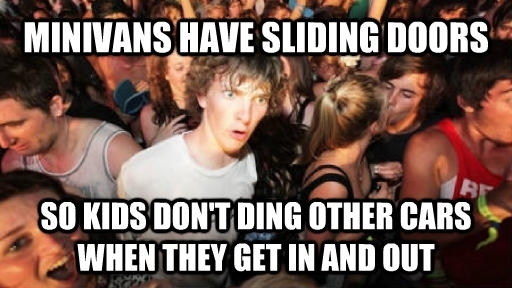 Realized this in a crowded parking lot today