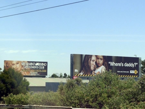 Really bad billboard placement