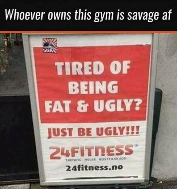 Really savage gym 