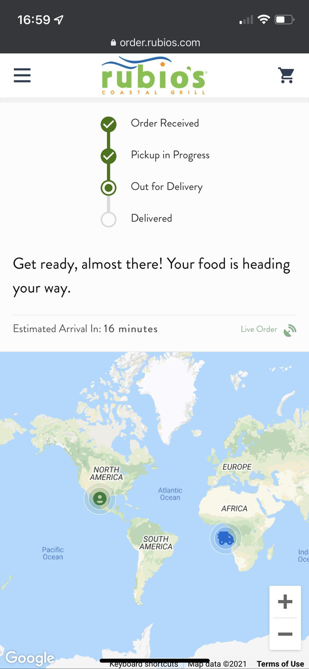Really surprised Doordash made this delivery