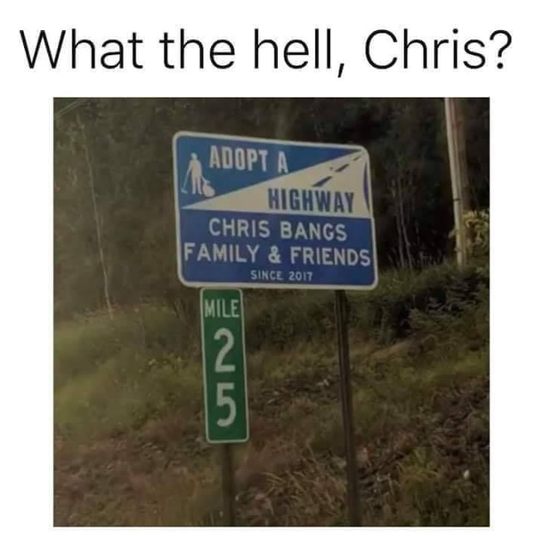 Really tacky Chris Really tacky