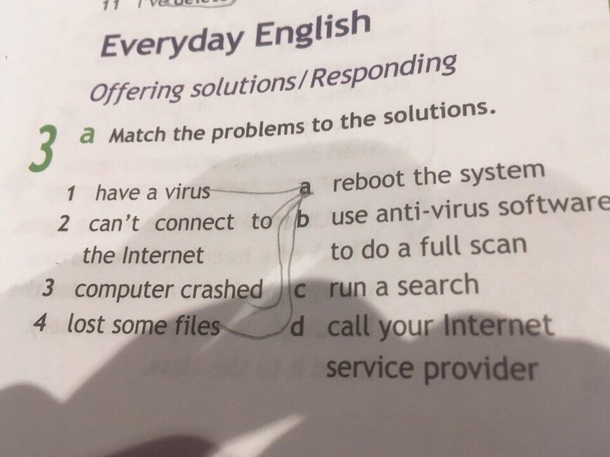 Rebooting is always a way out