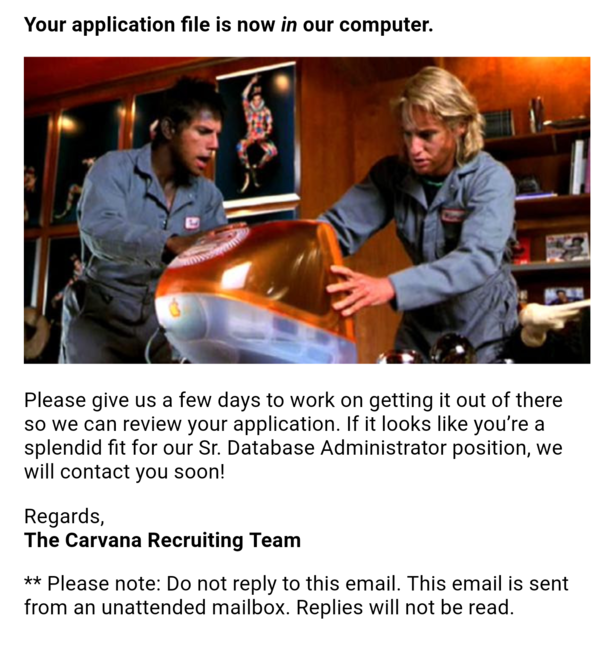 Received this image after applying for a job