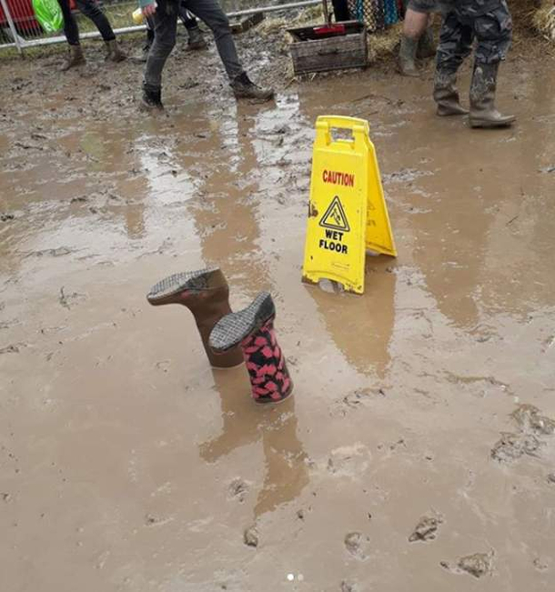 Recent washout due to heavy rain at download festival has gone too far this year