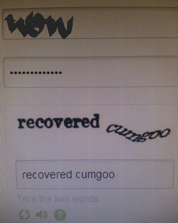 Recovered-oh yup ok