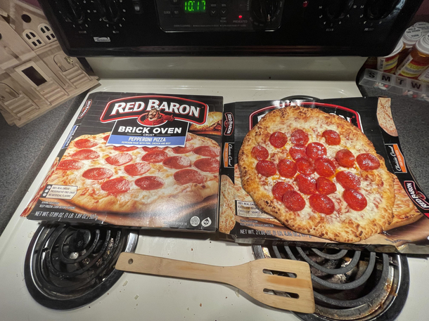 Red Baron pizza 