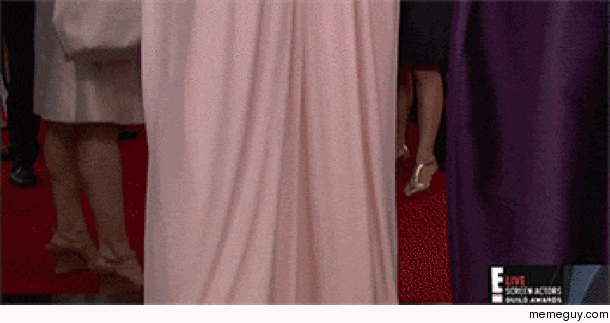 Red carpet cam gets called out
