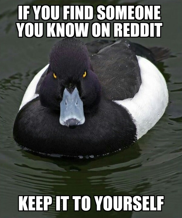 Reddit  damn it