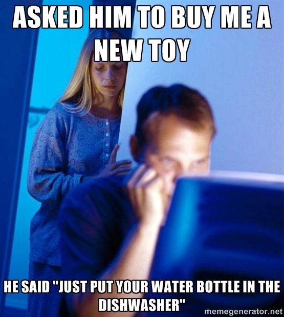 Redditor husband being frugal