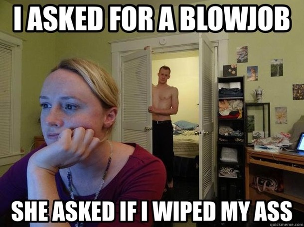 Redditors husband wants a blowjob