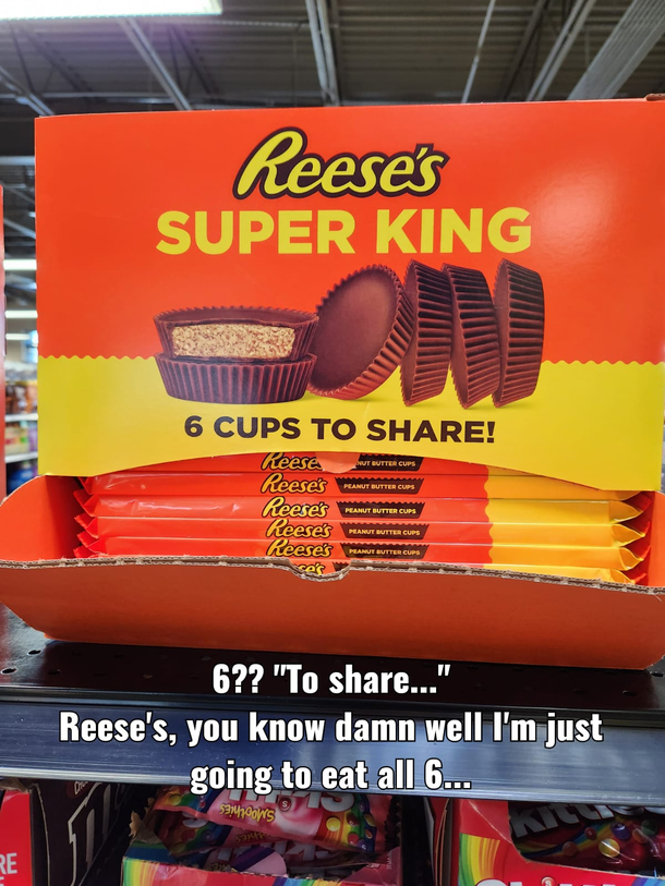 Reeses getting out of hand