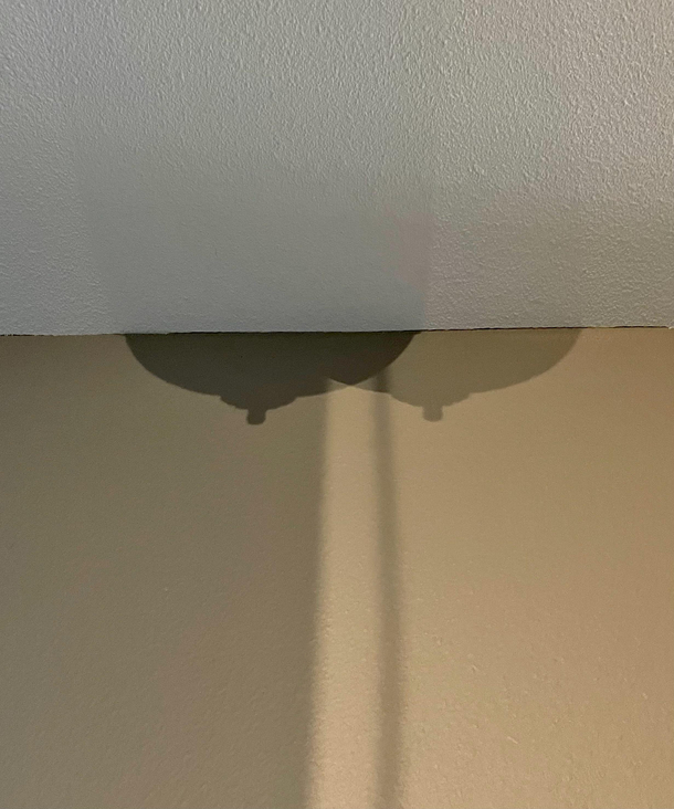 Refraction from a light fixture in my new place