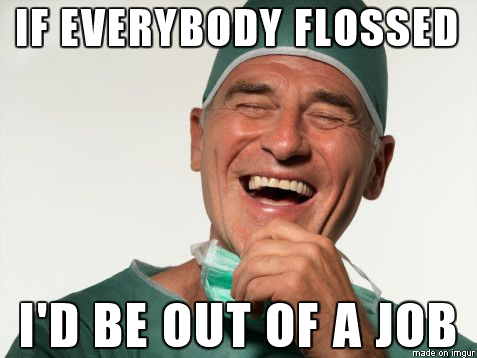 Refreshing bit of honesty from my dentist today