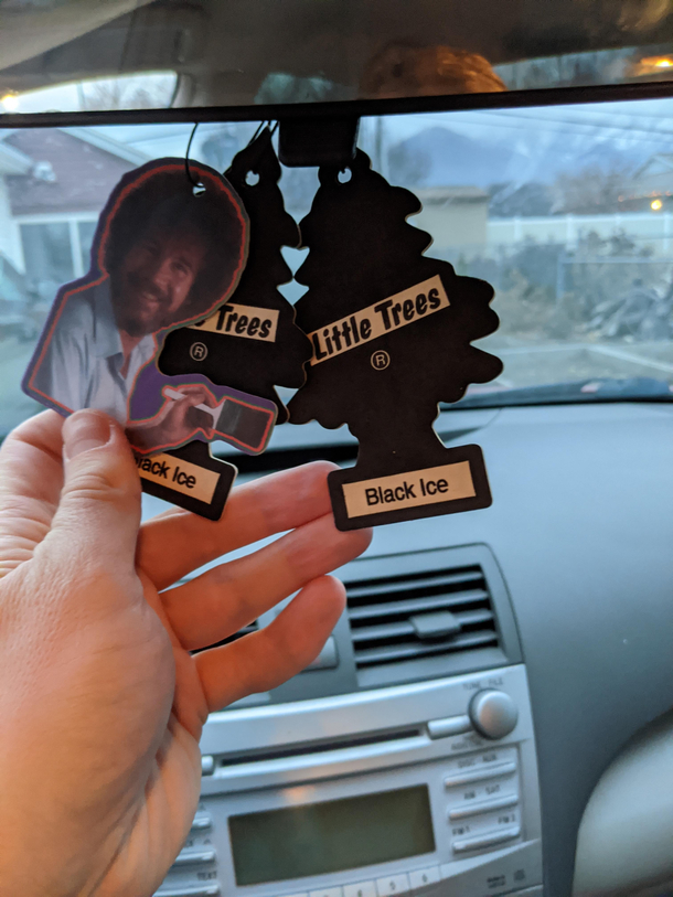 Refreshing to see Bob Ross and his happy Little Trees