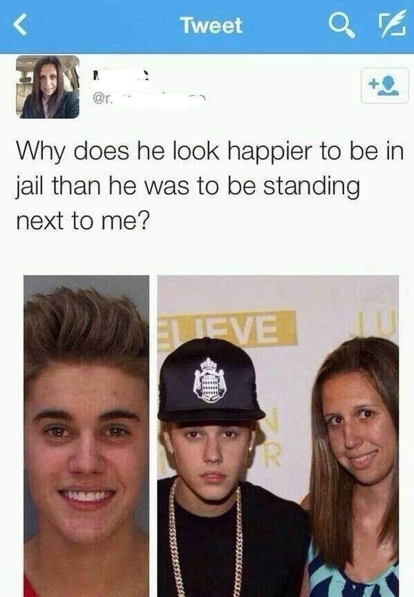 Regarding Biebers arrest