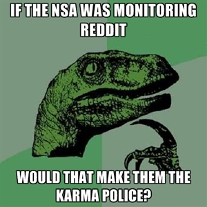 Regarding this whole NSA issue