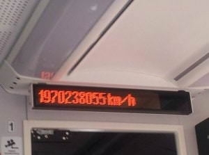 Regional train in Poland reaches warp speeds