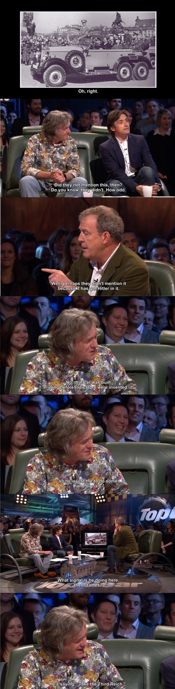 Reich joke from Top gear