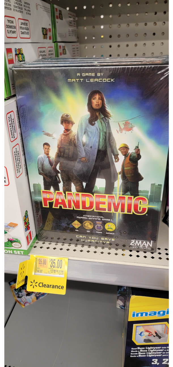 Relax everyone The Pandemic is now on the clearance rack We can stop worrying