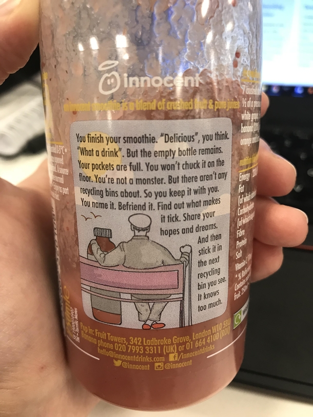Remember to recycle kids They might know too much