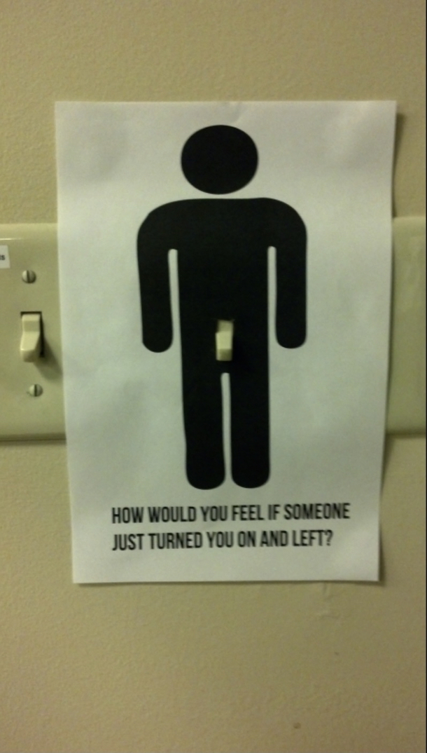 Remember to turn off