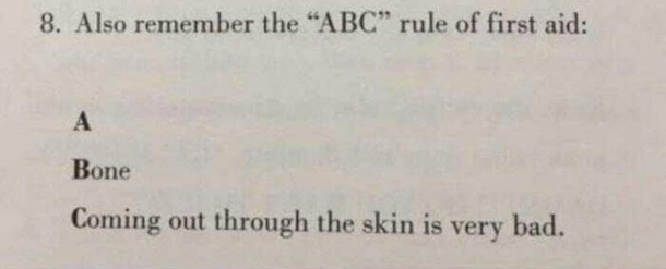 Remember your ABCs