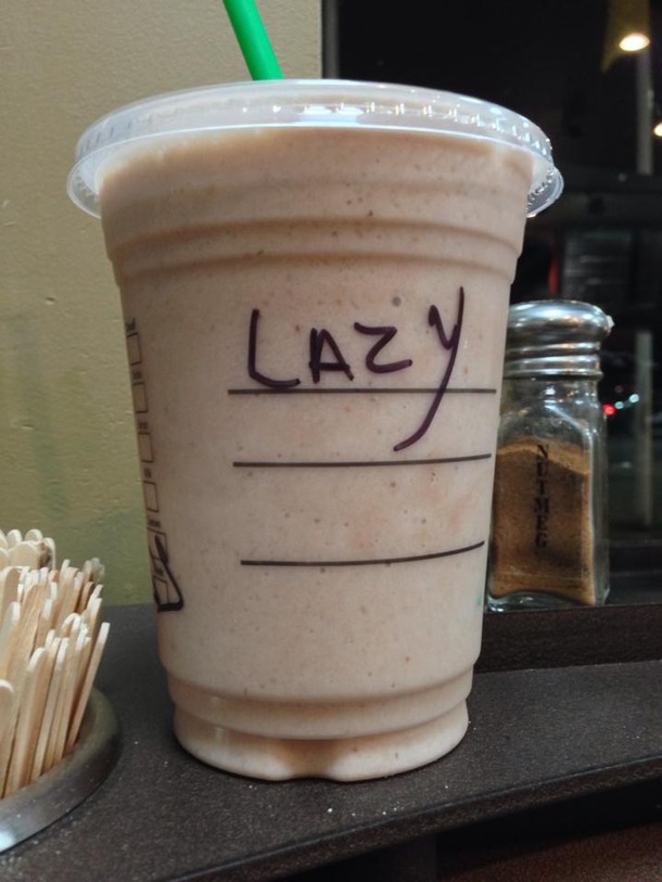 Response to Noah My name kinzi is always spelled wrong as well but this one from starbucks wins the prize