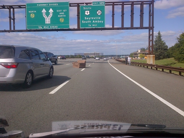 Rest stop ahead