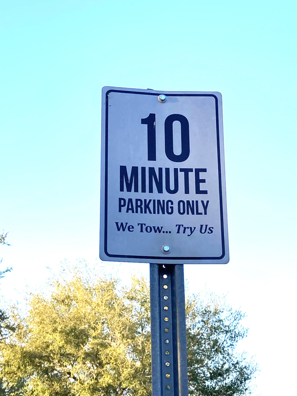 Restaurant not taking any crap anymore with curbside pickup parking spots