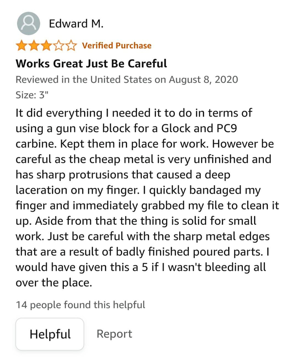 Review for a table vise I was looking at