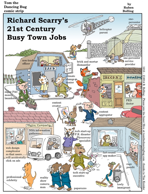 Richard Scarrys st century Busy Town jobs