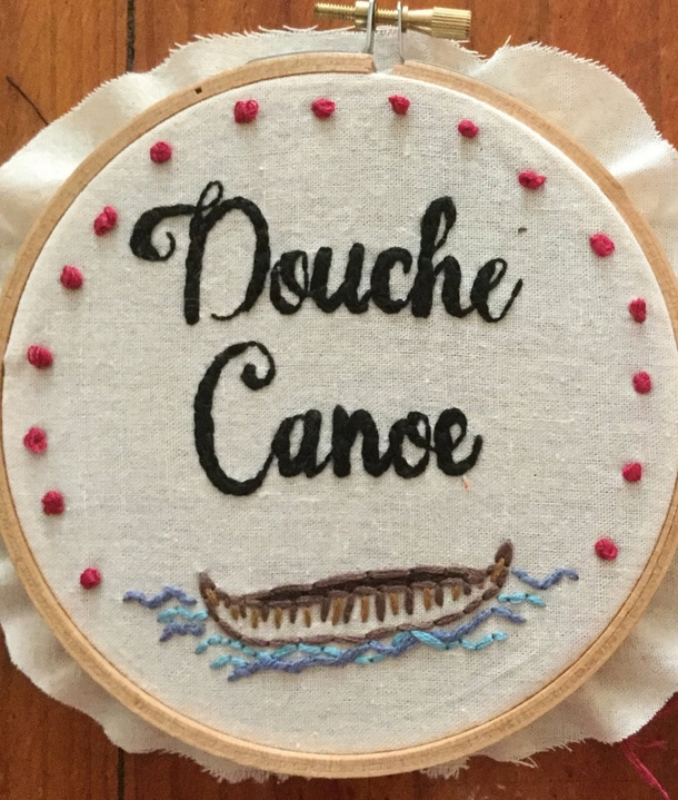 Riding down the river in my