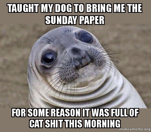 Right into my eggs