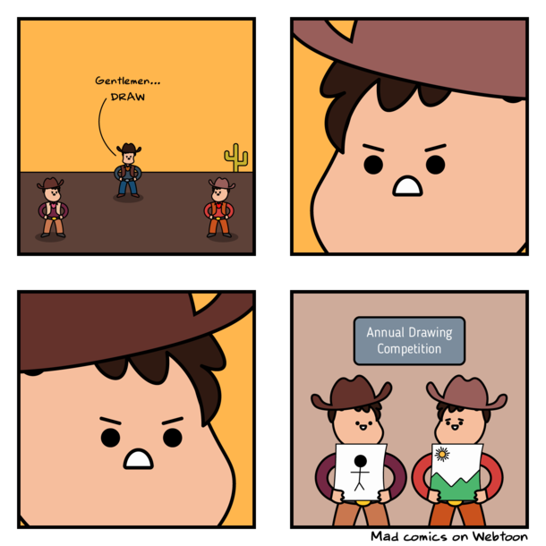 rMad_Comics -  Just another day in wild west