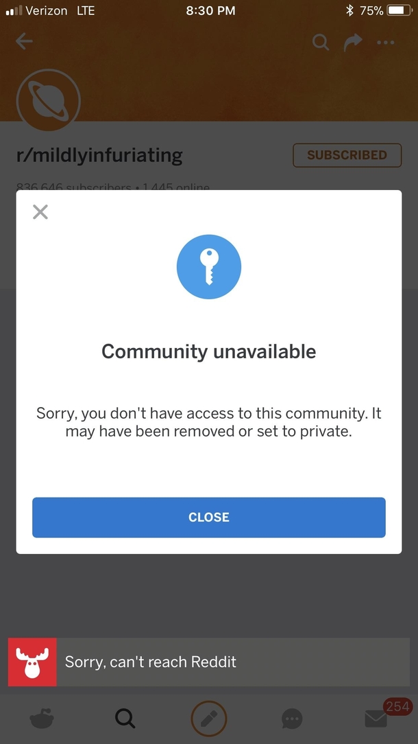 rmildlyinfuriating is private on April fools day