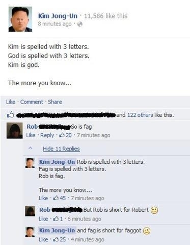 Rob gets owned