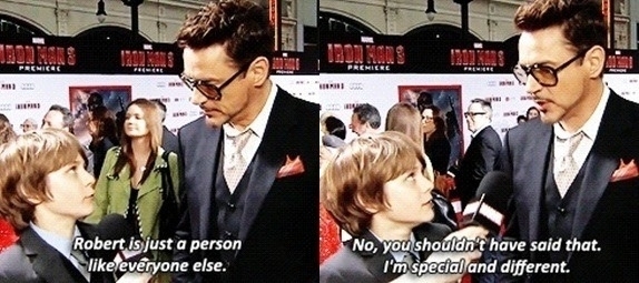 Robert Downey Jr is NOT just like everyone else